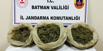 Batman’da bir evde 21 kilo esrar bulundu