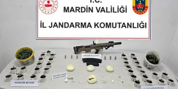 Mardin’de uyuşturucu operasyonunda 3 tutuklama