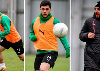 Bursaspor, Adem Çağlayan yönetiminde ilk antrenmanını yaptı