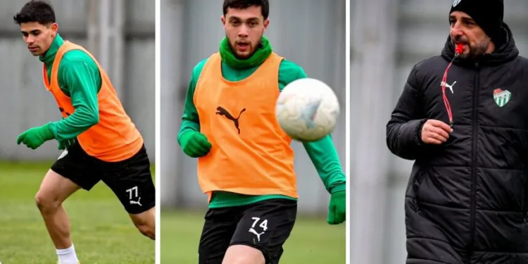 Bursaspor, Adem Çağlayan yönetiminde ilk antrenmanını yaptı