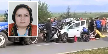 Otomobilin traktöre çarptığı kazada ağır yaralanan kadın kurtarılmadı