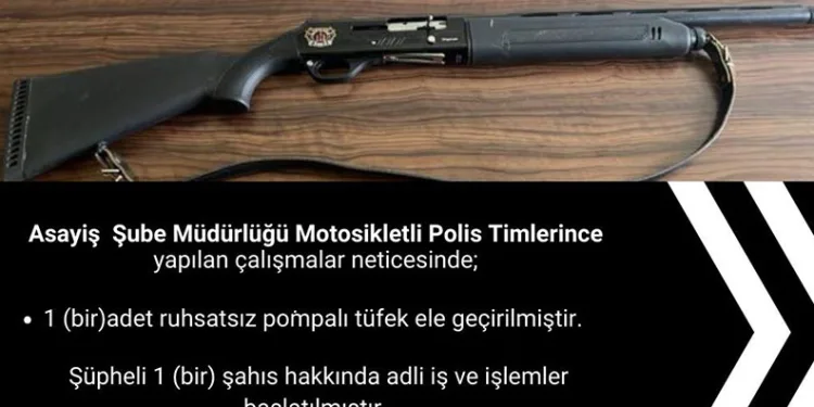 Bingöl’de ruhsatsız tüfek ele geçirildi