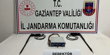 Gaziantep’te kaçak kazı yapan 3 şahıs suçüstü yakalandı