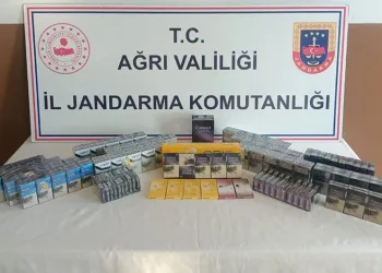Ağrı’da kaçak sigara operasyonu: 4 gözaltı