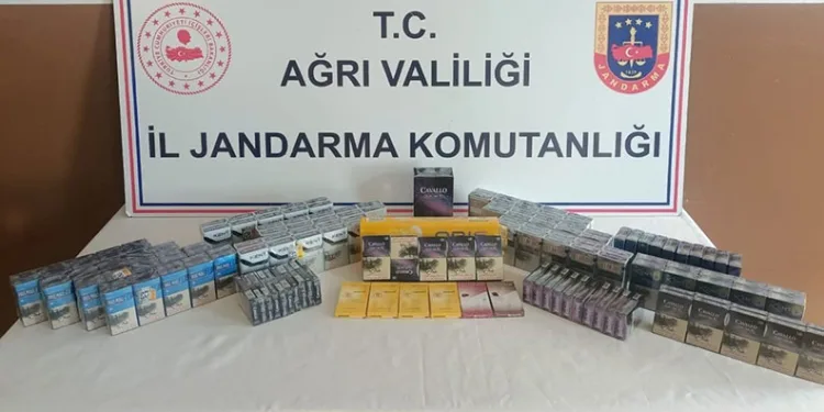 Ağrı’da kaçak sigara operasyonu: 4 gözaltı
