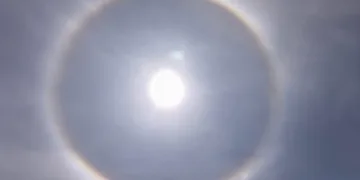 Işık halkası ‘Halo’ Develi’de görüldü