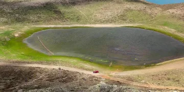 ‘Bervi Gölü’ doğal güzelliği ile dikkat çekiyor