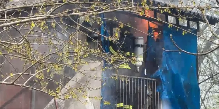 Sobayı tutuşturmak isteyen yaşlı kadın yanarak can verdi