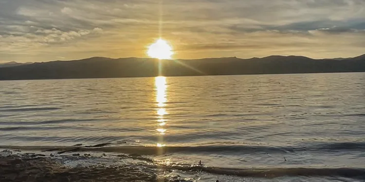 Ağrı Yazıcı Barajı’nda görsel şölen