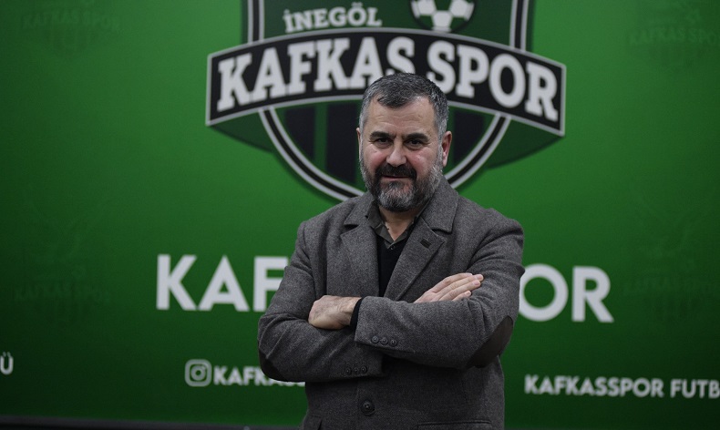 İnegöl Kafkasspor'un yöneticisi Şaban Ertaş