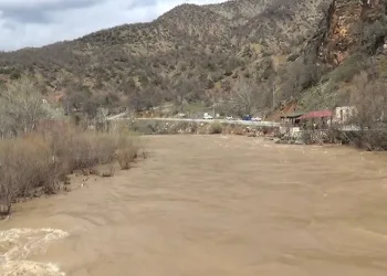 Tunceli’de, ilkbaharla birlikte çayların debisi yükseldi