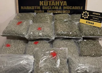 Kütahya’da uyuşturucu operasyonu