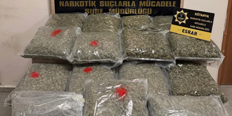 Kütahya’da uyuşturucu operasyonu
