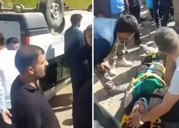 Öğrenci servisi takla attı: 13 yaralı