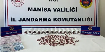 Manisa’da 2 bin 415 adet uyuşturucu hap ele geçirildi