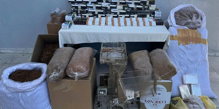Aydın’da sahte tütün baskını: 1 gözaltı