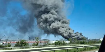 Tekirdağ’da fabrikada yangını