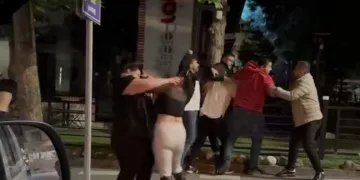 Bolu’da sokak ortasında kavga: Yumruklar havada uçuştu