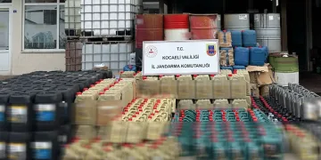 Kocaeli’de sahte madeni yağ operasyonu