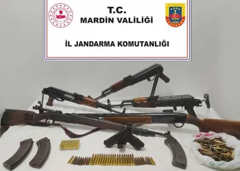 Mardin’de silah ve mühimmat kaçakçılarına operasyon: 1 gözaltı