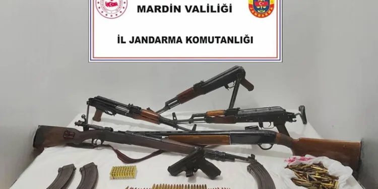 Mardin’de silah ve mühimmat kaçakçılarına operasyon: 1 gözaltı