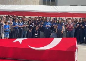 Osmaniye’de kalp krizi sonucu vefat eden polis memuru için tören düzenlendi