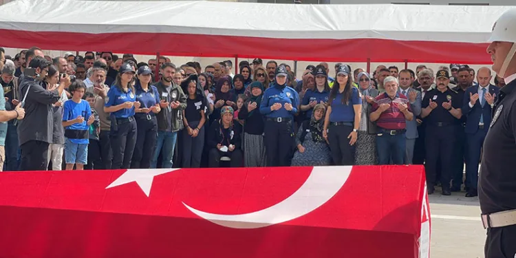 Osmaniye’de kalp krizi sonucu vefat eden polis memuru için tören düzenlendi