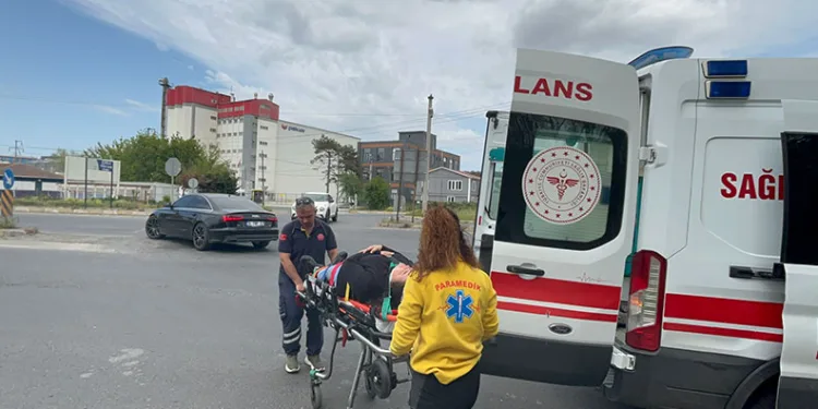 Çorlu’da trafik kazası: 2 yaralı