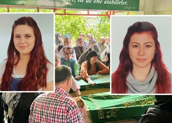 Cinayet kurbanı kız kardeşler toprağa verildi