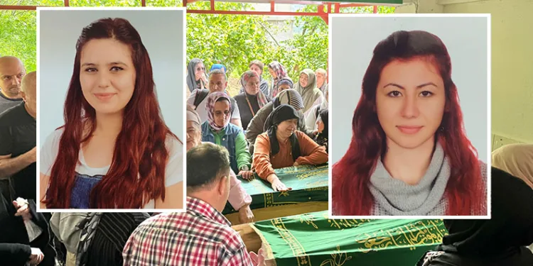 Cinayet kurbanı kız kardeşler toprağa verildi