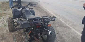 Gölbaşı’nda ATV devrildi: 2 yaralı