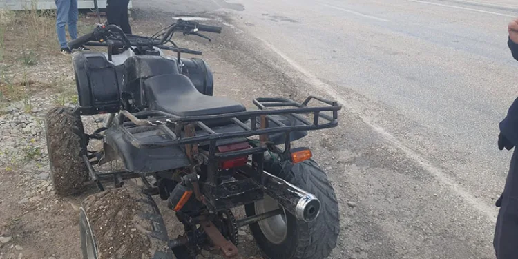 Gölbaşı’nda ATV devrildi: 2 yaralı