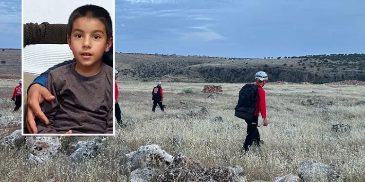Gaziantep’te otizmli 10 yaşındaki Onur’u arama çalışmaları dördüncü gününde