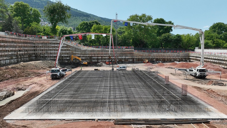 Atatürk Spor Salonu inşaatı