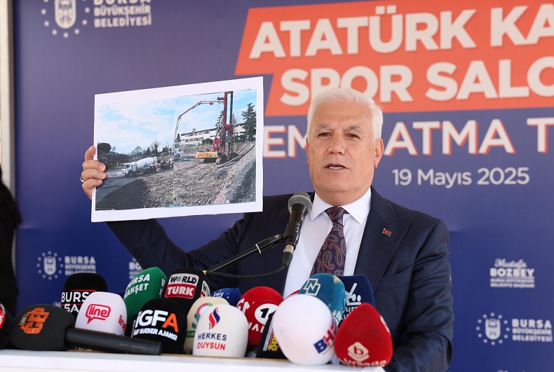 Atatürk Spor Salonu temel atma