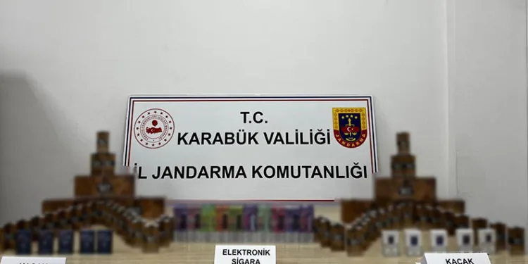 Karabük’te kaçak sigara operasyonu