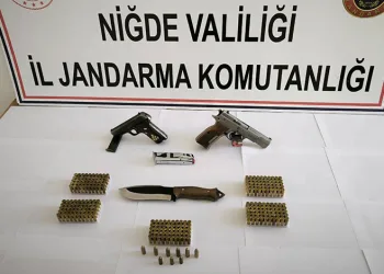 Niğde’de ruhsatsız silah operasyonu: 1 Gözaltı