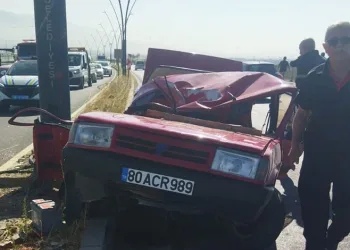 Takla atan otomobilin genç sürücüsü hayatını kaybetti