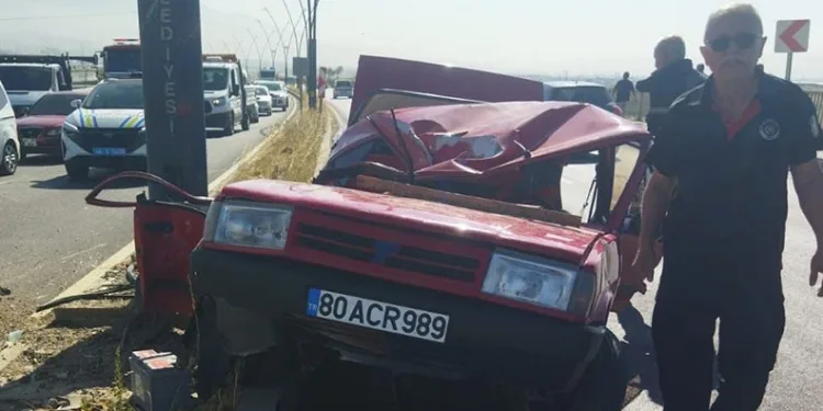 Takla atan otomobilin genç sürücüsü hayatını kaybetti
