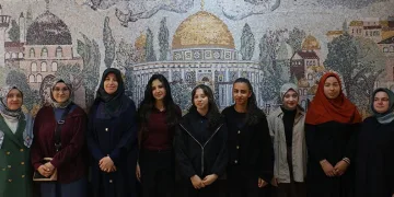 Ankara’da öğrenciler, 1 santimetrelik taşlardan ‘Kudüs Köşesi’ yaptı