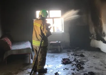 Mardin’de ev yangınında bir kişi hayatını kaybetti