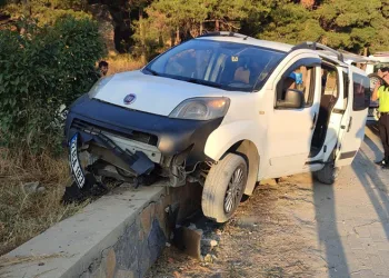 Edirne’de drift yaparken duvara çarpan sürücüye 46 bin TL ceza kesildi
