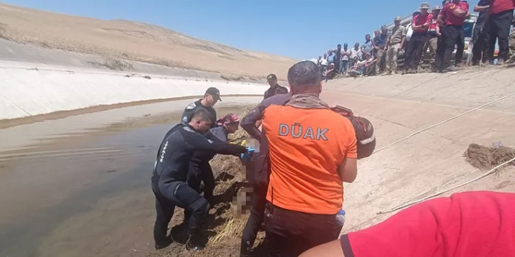 Sulama kanalına düşen vatandaşın cansız bedenine ulaşıldı