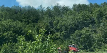 Gölpazarı’nda yangın bölgesinde alevler yeniden yükseldi, ekipler harekete geçti