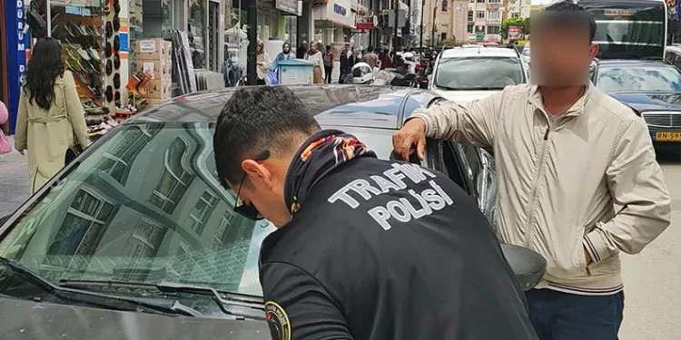 Sahte ehliyet ibraz etti, gözaltına alındı