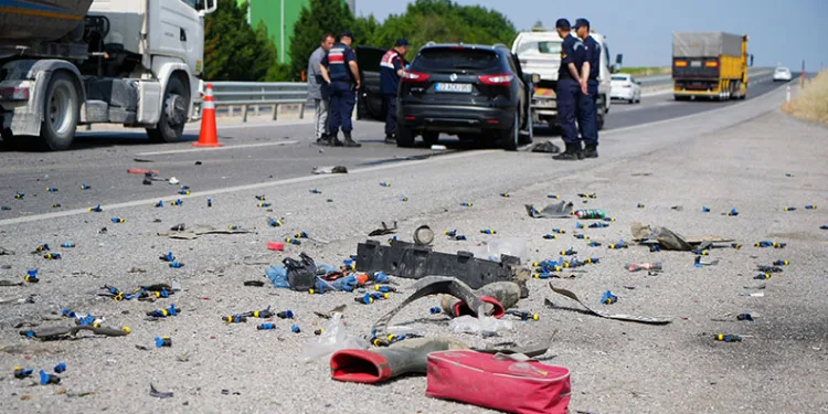 Edirne’de feci kaza: 1 ölü, 1 yaralı