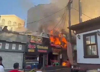 Bursa Setbaşında korkutan yangın