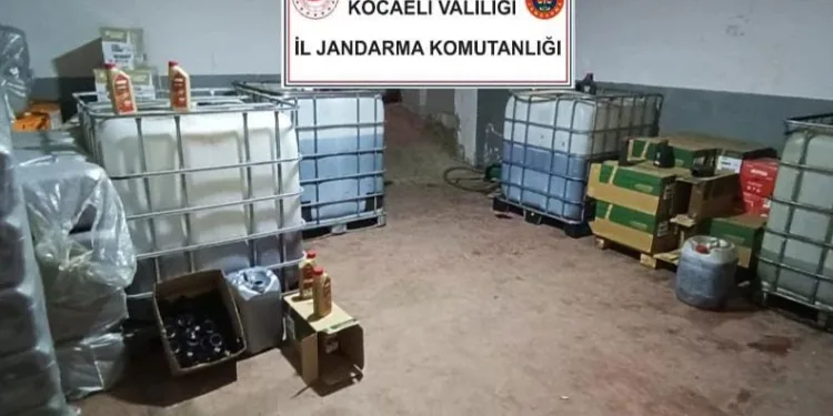 Kocaeli’de 11 milyon TL’lik sahte madeni yağ operasyonu