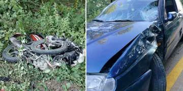 Otomobille çarpışan motosikletin sürücüsü hayatını kaybetti