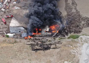 Van Hurdacılar Sitesi’nde korkutan yangın